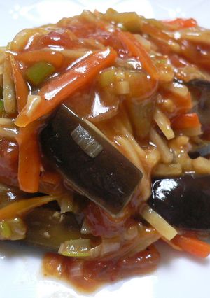 トマト風味のマーボーナス-レシピのメイン写真
