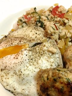 ガパオ風鶏そぼろご飯-レシピのメイン写真