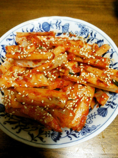 レンコンのきんぴらキムチ風-レシピのメイン写真