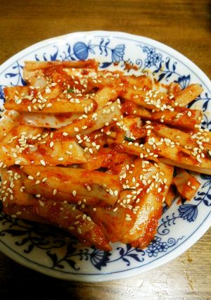 レンコンのきんぴらキムチ風-レシピのメイン写真