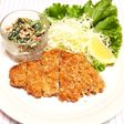 柿の種でサックサクとんかつ