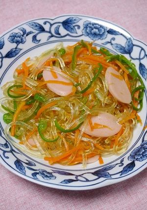 ダイエット！くずきりパッタイ(タイ風)-レシピのメイン写真