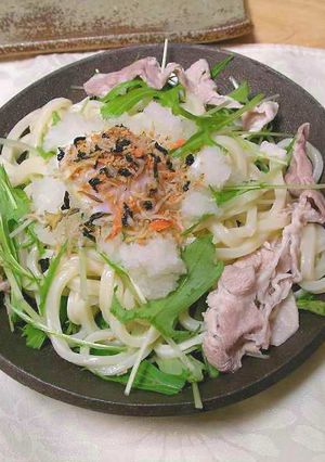 ツルッといこう！冷やしサラダうどん-レシピのメイン写真