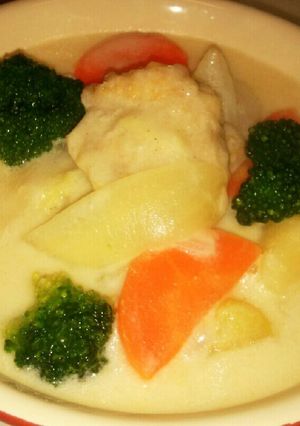鶏胸肉と野菜たっぷりミルクチーズシチュー-レシピのメイン写真
