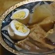 厚揚げと大根と卵の煮物