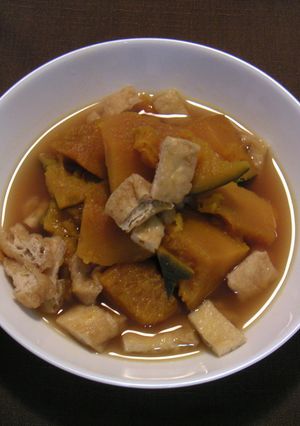 かぼちゃと油揚げの煮物-レシピのメイン写真
