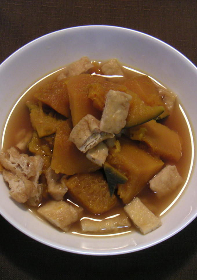 かぼちゃと油揚げの煮物-レシピのメイン写真