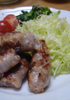 ふんわり♪豚肉の梅しそロール-レシピのメイン写真
