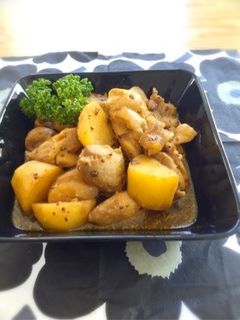 チキンとポテトの粒マスタードじょうゆ煮-レシピのメイン写真