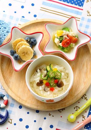 離乳食　星の雑炊-レシピのメイン写真