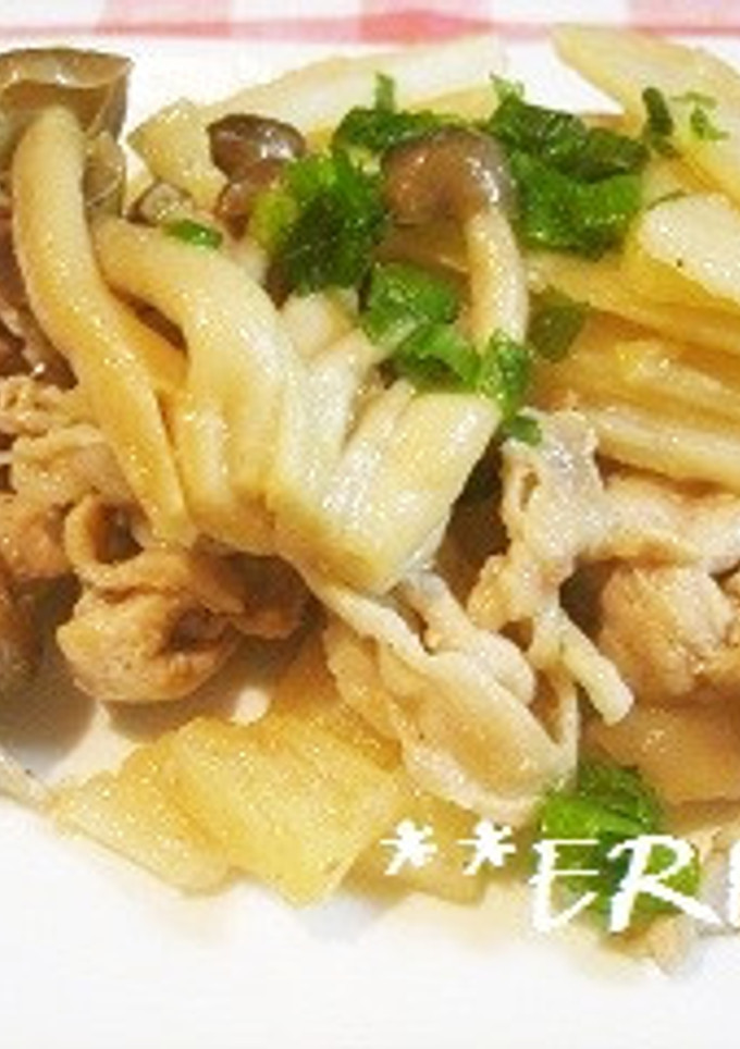 豚肉と長いもの簡単炒め物～♪♪-レシピのメイン写真