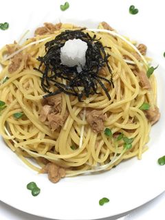 ツナと大根おろしの和風パスタ-レシピのメイン写真