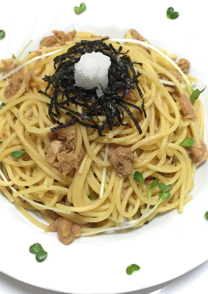 ツナと大根おろしの和風パスタ-レシピのメイン写真