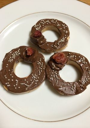 車腑のバター焼き チョコドーナツ指輪風-レシピのメイン写真