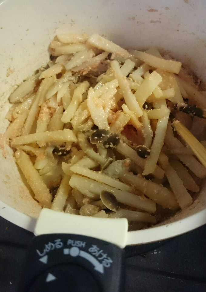 じゃがいものとしめじの明太炒め-レシピのメイン写真
