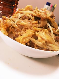 豚卵とじ丼-レシピのメイン写真