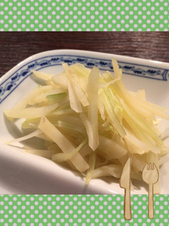 セロリとジャガイモの塩金平-レシピのメイン写真
