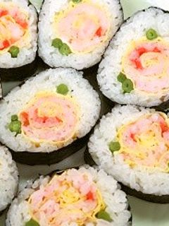 お花寿司 バラの花-レシピのメイン写真