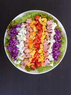 お花畑のシーザーサラダ-レシピのメイン写真