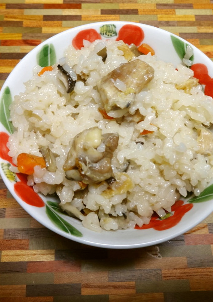 鶏と油揚げの炊き込みご飯-レシピのメイン写真