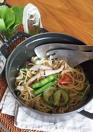 STAUB鍋でワンポットパスタ-レシピのメイン写真