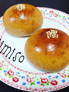 味噌あんぱん♪( ´θ`)ノ-レシピのメイン写真