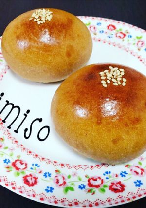 味噌あんぱん♪( ´θ｀)ノ-レシピのメイン写真