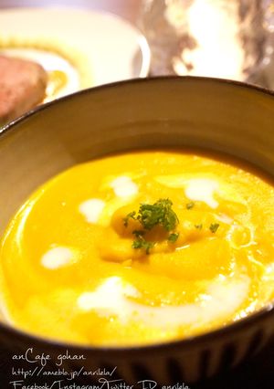 牛乳de簡単♡*濃厚かぼちゃのスープ-レシピのメイン写真