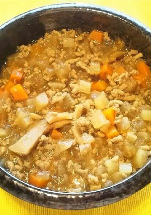大根とそぼろのスープ煮♪-レシピのメイン写真