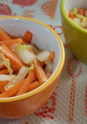 簡単♪白菜とにんじんのナムル風サラダ-レシピのメイン写真