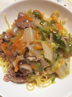 具だくさん♫あんかけ焼きそば(*^^*)-レシピのメイン写真