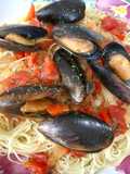 ムール貝のパスタ