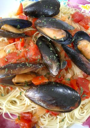 ムール貝のパスタ-レシピのメイン写真