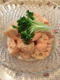 レンコンの明太マヨネーズあえ-レシピのメイン写真