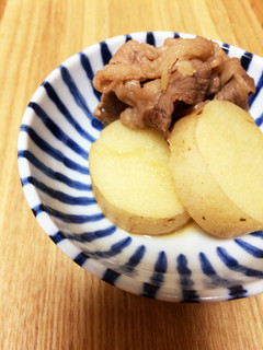 10分で完成♡皮付き長芋と牛肉の煮物-レシピのメイン写真