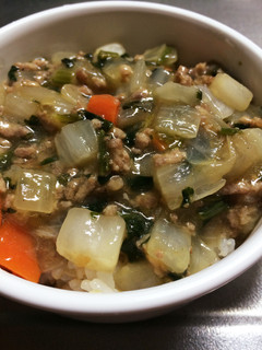 白菜と豚肉の餡かけ 幼児食-レシピのメイン写真
