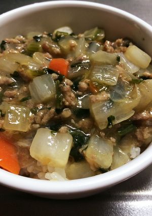 白菜と豚肉の餡かけ 幼児食-レシピのメイン写真