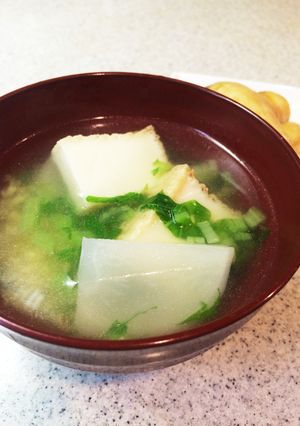 厚揚げの生姜スープ-レシピのメイン写真