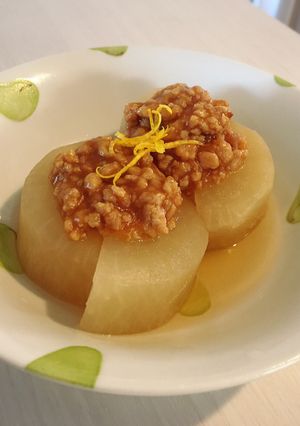 ふろふき大根 肉味噌のせ-レシピのメイン写真