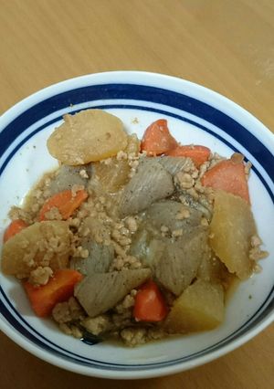 大根とこんにゃく煮-レシピのメイン写真