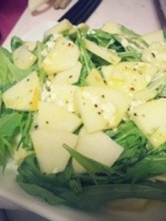 りんごと水菜のサラダ-レシピのメイン写真