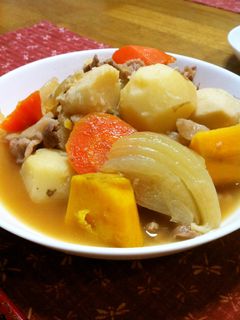 三つのお芋の肉じゃが♪-レシピのメイン写真