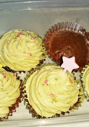 簡単ｶﾜｲｲ♪きな粉ｸﾘｰﾑﾌﾟﾁｹｰｷ-レシピのメイン写真