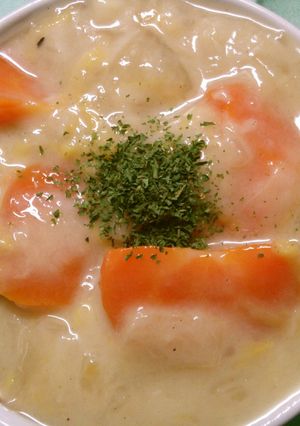 簡単！白菜と玉ねぎ、人参のクリーム煮＊°-レシピのメイン写真