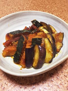 茄子とカボチャの甘辛焼き(∗•ω•∗)-レシピのメイン写真