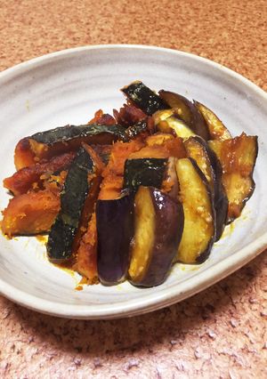 茄子とカボチャの甘辛焼き(∗•ω•∗)-レシピのメイン写真