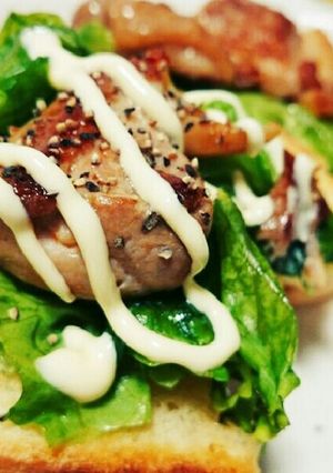 マヨチキンサンド-レシピのメイン写真