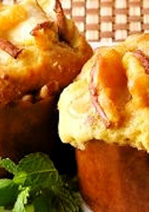 りんごとくるみのカップケーキ-レシピのメイン写真