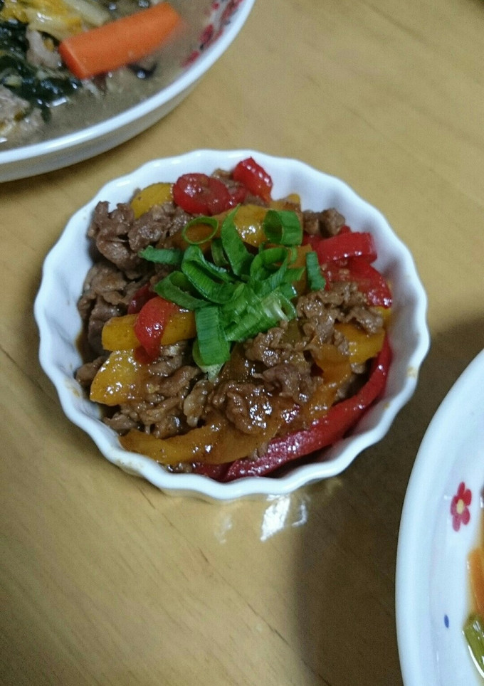 後１品‼‼牛肉とパプリカの簡単炒め☆-レシピのメイン写真