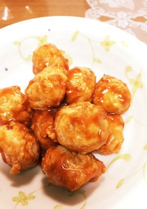 子供が大好き！ケチャップ味の肉団子♡-レシピのメイン写真